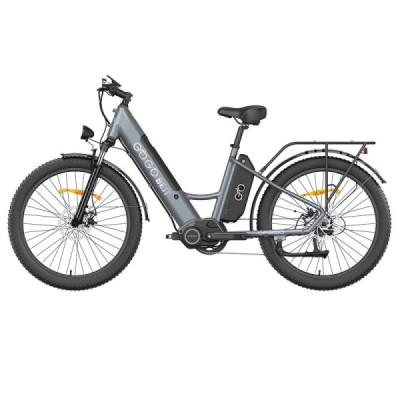 GOGOBEST GF850 Electric Bike 48V 500W Motor 32km/h Max Speed 2*10.4Ah Batteries 130km Range Shimano 7 Speed Gear – Grey