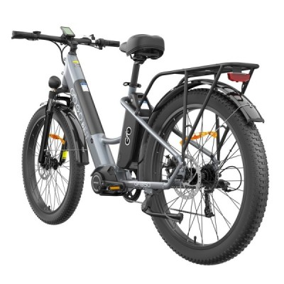 GOGOBEST GF850 Electric Bike 48V 500W Motor 32km/h Max Speed 2*10.4Ah Batteries 130km Range Shimano 7 Speed Gear – Grey