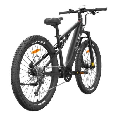 GOGOBEST GM27 Electric Bike 48V 350W Mid Motor 25km/h Max Speed 10Ah Battery 50km Max Range Hydraulic Disc Brake – Black