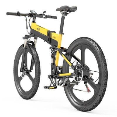 BEZIOR X500 PRO Electric Mountain Folding Bike 500W Motor 10.4Ah Removable Battery 30km/h Max Speed – Black