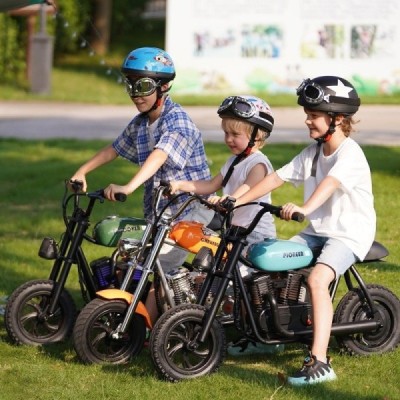 EU Plug  Hyper GOGO EL-MB03P 12in 24V 160W Electric motorcycle for children