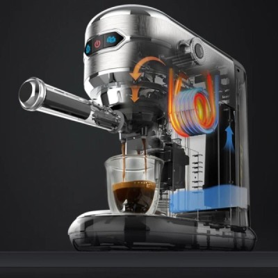 Cafetera semiautomática 1450W HiBREW H11