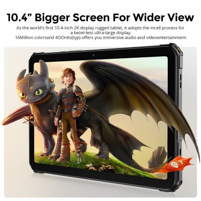 FOSSiBOT DT1 Lite 10 4-inch Rugged Tablet  MT8788 Octa-core 2 0GHz  Android 13 0  2K FHD Display  IPS Incell Touchscreen