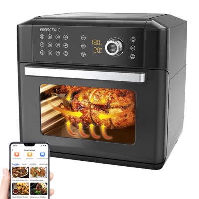 Proscenic T31 1700W Air Fryer Oven  15L Large Capacity  12 Presets  360 Degree Air Circulation  Flipping Reminder