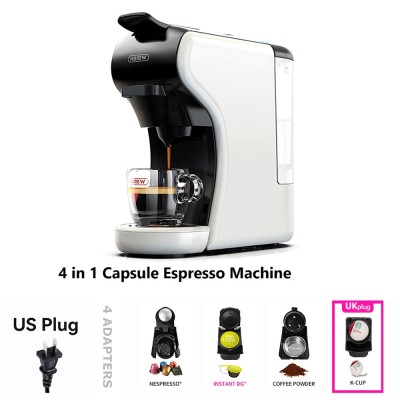 HiBREW H1A 1450W Espresso Coffee Machine  19 Bar Extraction  Hot/Cold 4-in-1 Multiple Capsule Coffee Maker - Black