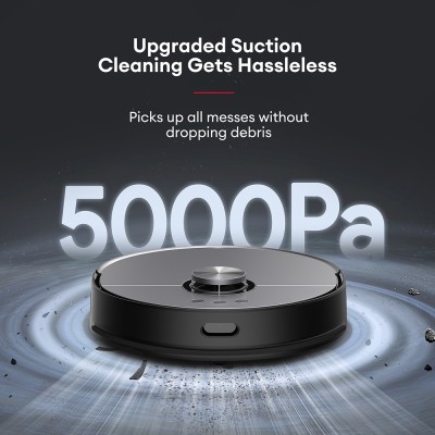 Ultenic MC1 Robot Vacuum Cleaner with Fully-Automatic Station  5000Pa Suction  Dual-Rotating Mopping  Hot Air Drying