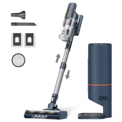 Ultenic FS1 Cordless Vacuum Cleaner with Auto-Empty Station  30KPa Suction  450W Motor  4 Speed Modes  Touchscreen