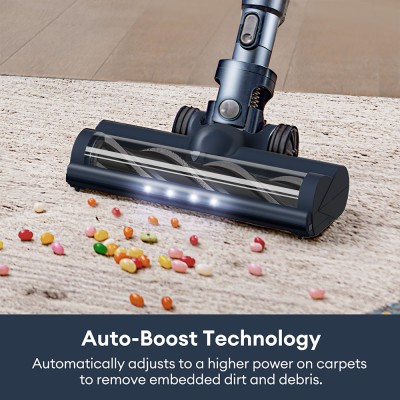 Ultenic FS1 Cordless Vacuum Cleaner with Auto-Empty Station  30KPa Suction  450W Motor  4 Speed Modes  Touchscreen