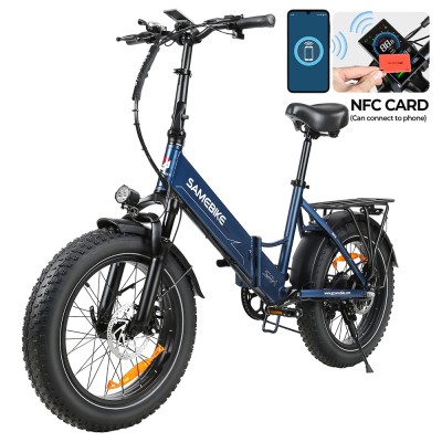 Bicicleta eléctrica Samebike LOTDM200-II plegable