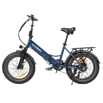 SAMEBIKE LOTDM200-II Folding Electric Bike  750W Motor  48V 13Ah Battery  20*4 Inch Fat Tire  40km/h Max Speed  80km Range  Dua