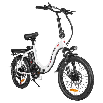 SAMEBIKE CY20 Folding Electric Bike  20*2 35-inch Spoke Wheel  350W Motor  36V 12Ah Battery  32km/h Max Speed  80km Max Range  