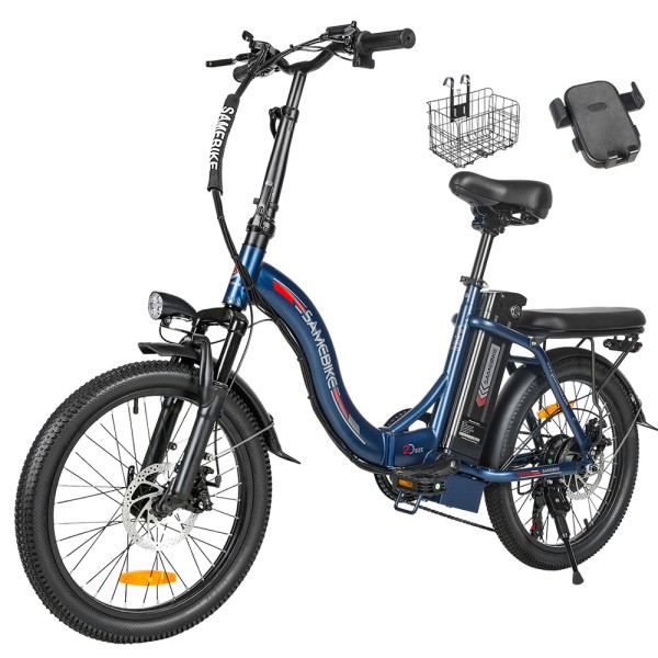 SAMEBIKE CY20 Folding Electric Bike  20*2 35-inch Spoke Wheel  350W Motor  36V 12Ah Battery  32km/h Max Speed  80km Max Range  