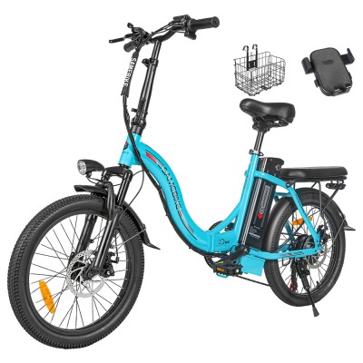 SAMEBIKE CY20 Folding Electric Bike  20*2 35-inch Spoke Wheel  350W Motor  36V 12Ah Battery  32km/h Max Speed  80km Max Range  