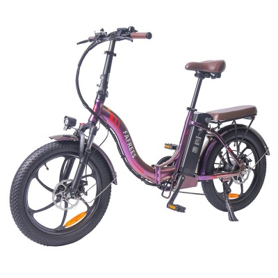 Bicicleta eléctrica FAFREES F20 Pro morada