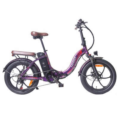 Bicicleta eléctrica FAFREES F20 Pro morada