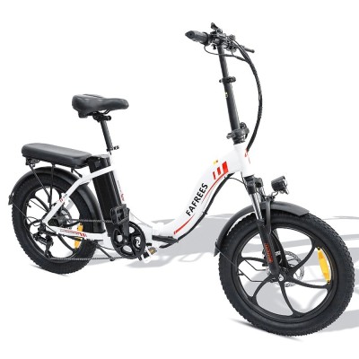 Bicicleta eléctrica FAFREES F20 blanca