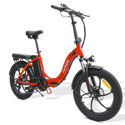 Bicicleta eléctrica FAFREES F20 roja