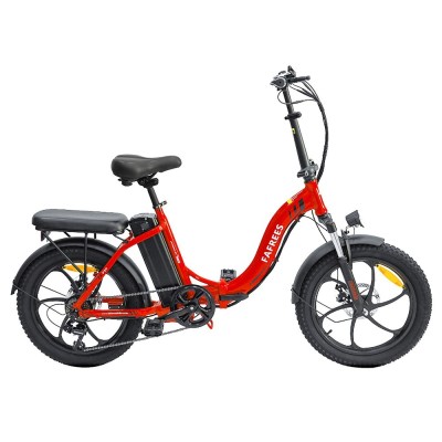 Bicicleta eléctrica FAFREES F20 roja