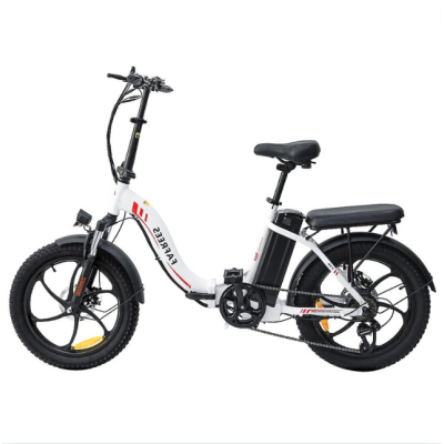 Bicicleta eléctrica FAFREES F20 blanca