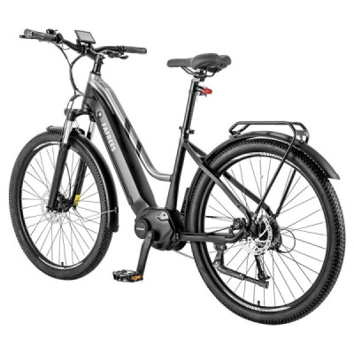 FAFREES FM8 Pro Electric Bike 27.5 inch Air Tires 36V 250W Mid-drive 25km Max Speed 14.5Ah Battery 100-120km Range Black