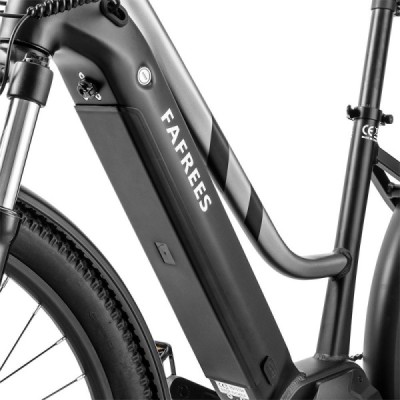 FAFREES FM8 Pro Electric Bike 27.5 inch Air Tires 36V 250W Mid-drive 25km Max Speed 14.5Ah Battery 100-120km Range Black