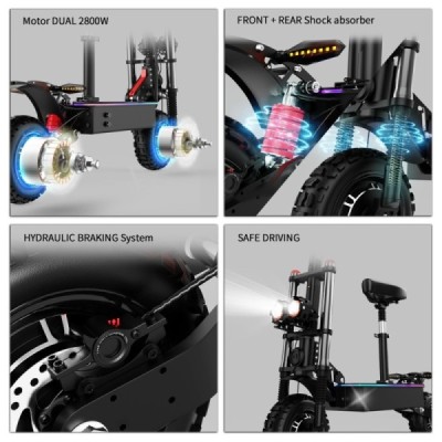 Patinete eléctrico DUOTTS D88